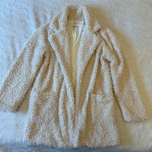 Hyfve women’s shearling ivory off-white jacket